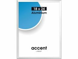 Nielsen - Accent - aluminium fotokader - 18x24 cm - zilver