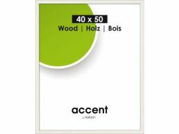 Nielsen - Accent Wood - fotokader - 40x50 cm - wit