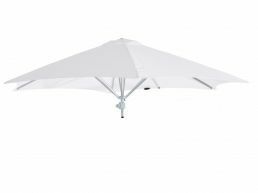 Umbrosa Paraflex hexagonale parasol Ø 270 cm zonder arm solidum natural