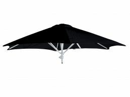 Hexagonale parasoldoek Paraflex Ø 270 cm sunbrella black