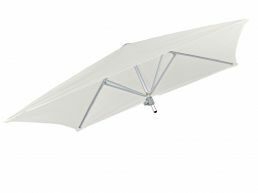 Umbrosa Paraflex vierkante parasol 190x190 cm zonder arm solidum canvas