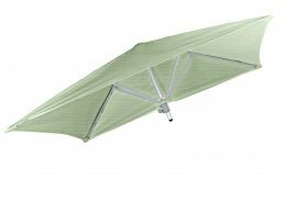 Umbrosa Paraflex vierkante parasol 190x190 cm zonder arm sunbrella mint