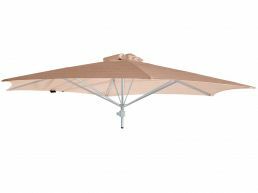 Umbrosa Paraflex hexagonale parasol 300 cm zonder arm sunbrella blush