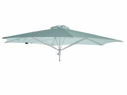 Umbrosa Paraflex hexagonale parasol 300 cm zonder arm sunbrella curacao