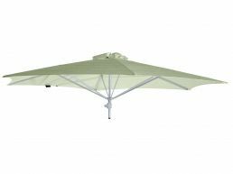 Umbrosa Paraflex hexagonale parasol 300 cm zonder arm sunbrella mint