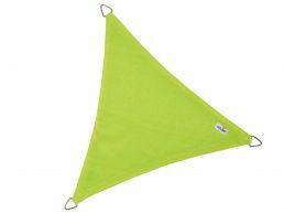 Nesling - coolfit - schaduwzeil - driehoek 5x5x5 m - lime groen