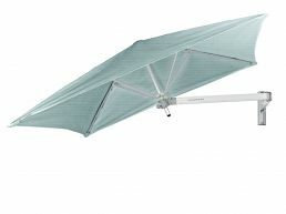 Umbrosa paraflex 185 cm vierkante muurparasol 190x190 cm sunbrella curacao