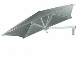 Umbrosa paraflex 185 cm vierkante muurparasol 190x190 cm sunbrella flanelle