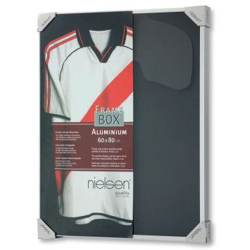 Nielsen - framebox voor t-shirt - 60x80 cm - zilvergrijs Nielsen - framebox voor t-shirt - 60x80 cm - zilvergrijs