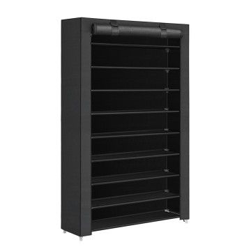 Schoenenrek - XXL - 54 paar schoenen - 100x162x28 cm - zwart