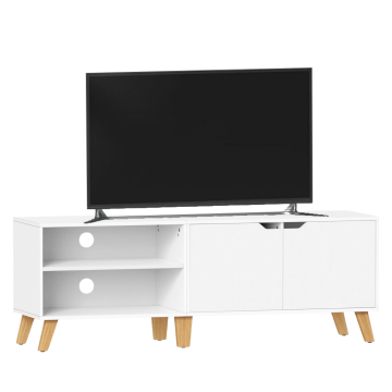 TV Meubel - TV kast - wit - 140 x 40 x 50 cm - TV standaard - Kast - Kasten - hout