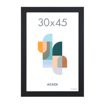 Fotolijst - fotokader 30x45 cm - fotolijst 30x45 cm - hout - zwart Fotolijst - fotokader 30x45 cm - fotolijst 30x45 cm - hout - zwart