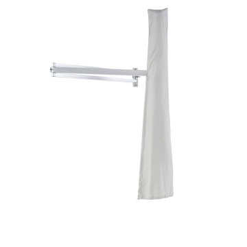 Beschermhoes voor Easysol - voor muurparasols van Ø 250 cm,200x140 cm en 200x200 cm - lichtgrijs