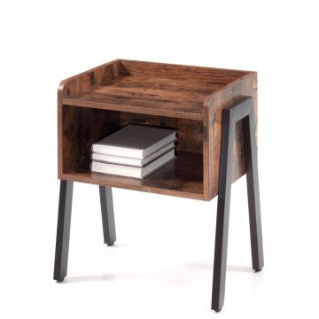 Nachtkastje - vintage look - 46x52x35 cm - vintage bruin Nachtkastje - vintage look - 46x52x35 cm - vintage bruin