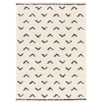 Tapijt - modern - 160x230 cm - birdy - crème