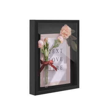 MDF box frame 3D - 30x40cm - zwart MDF box frame 3D - 30x40cm - zwart
