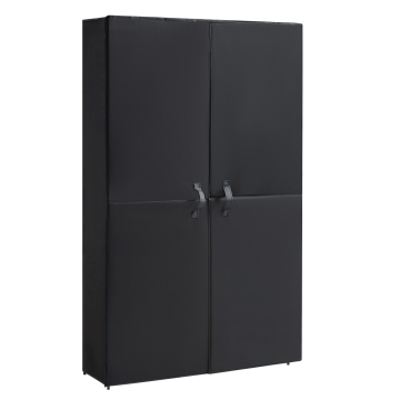 Schoenenkast – schoenenrek – met magnetische sluiting – 8 niveaus– tot 40 paar schoenen – zwart Schoenenkast – schoenenrek – met magnetische sluiting – 8 niveaus– tot 40 paar schoenen – zwart