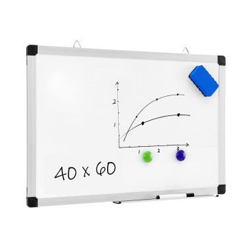 Magnetisch whiteboard - 40x60 cm - wit