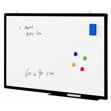 Magnetisch whiteboard - 60x90 cm - zwart