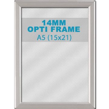 Klikkader - 14 mm - A5 15x21 cm - zilvergrijs Klikkader - 14 mm - A5 15x21 cm - zilvergrijs