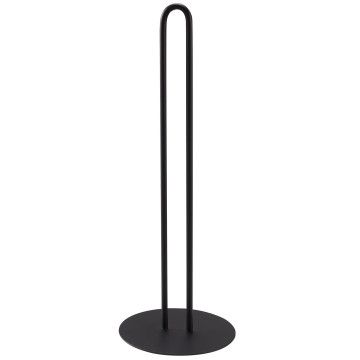 Toiletrolhouder - vrijstaand - 4 rollen - metaal - zwart 