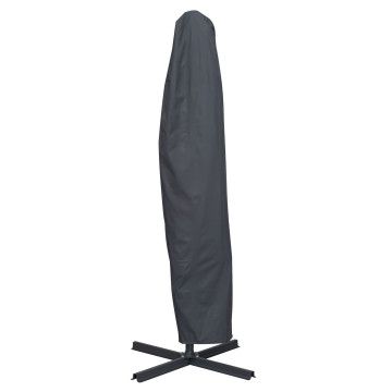 Beschermhoes voor zweefparasol - met 300 cm doorsnede - donkergrijs