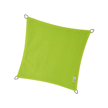 Coolfit - schaduwzeil - vierkant 3,60x3,6 m - lime groen