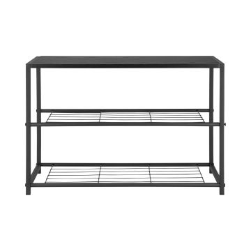 Schoenenrek 6-8 paar schoenen - 63x43x30 - zwart