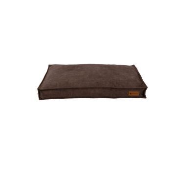 Hondenkussen - hondenmand - hondenbed - 75 x 50 cm - bruin - 100% gerecycleerd materiaal - hondenkussen wasbaar - hondenmanden