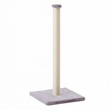 Kattenkrabpaal - 90 cm hoogte - grijs
