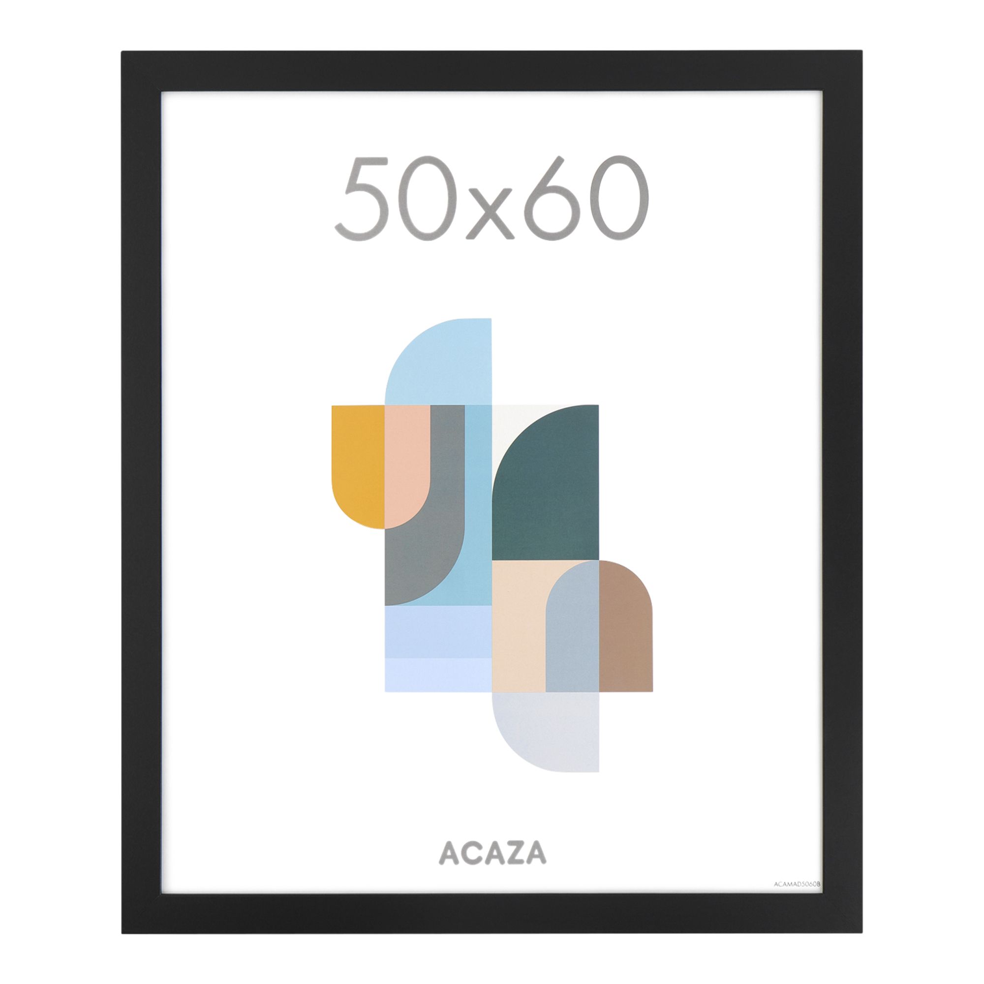 Fotokader - fotolijst - wissellijst - 50x60 cm - MDF - zwart