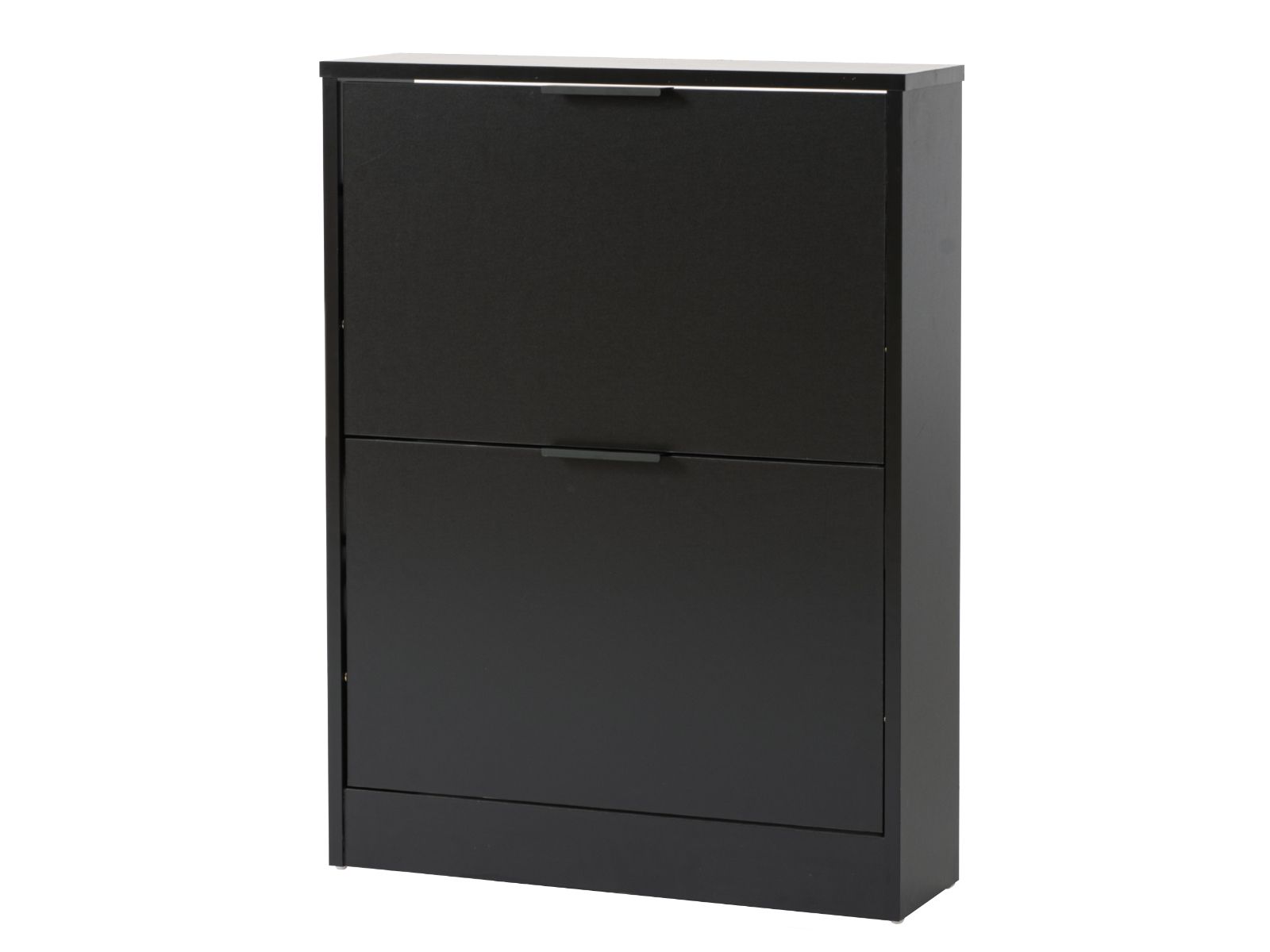 Schoenenkast - schoenenrek - schoenenkast met deuren - 58.5 x 17 x 77.5 cm - zwart