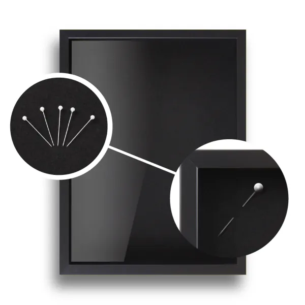 3D-fotolijst - Box Frame - diepte 3,5 cm - MDF - 40 x 60 cm - zwart