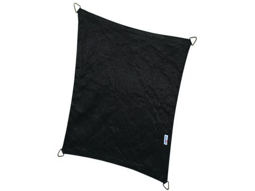 Nesling - coolfit - schaduwdoek - rechthoek 3x4 m - zwart