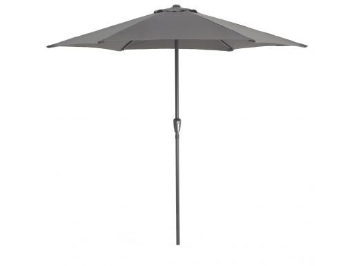 Staande parasol in aluminium - Ø 270 cm - donkergrijs