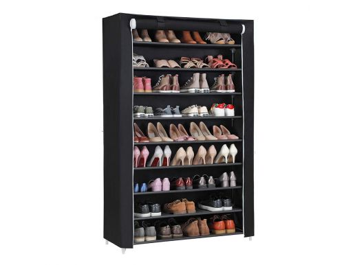 Tweedekans - Schoenenrek - XXL - 54 paar schoenen - 100x162x28 cm - zwart