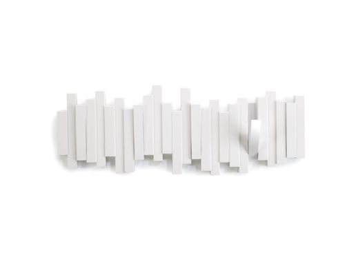 Umbra Sticks - wandkapstok - 5 haken - 49x18x3 cm - wit 