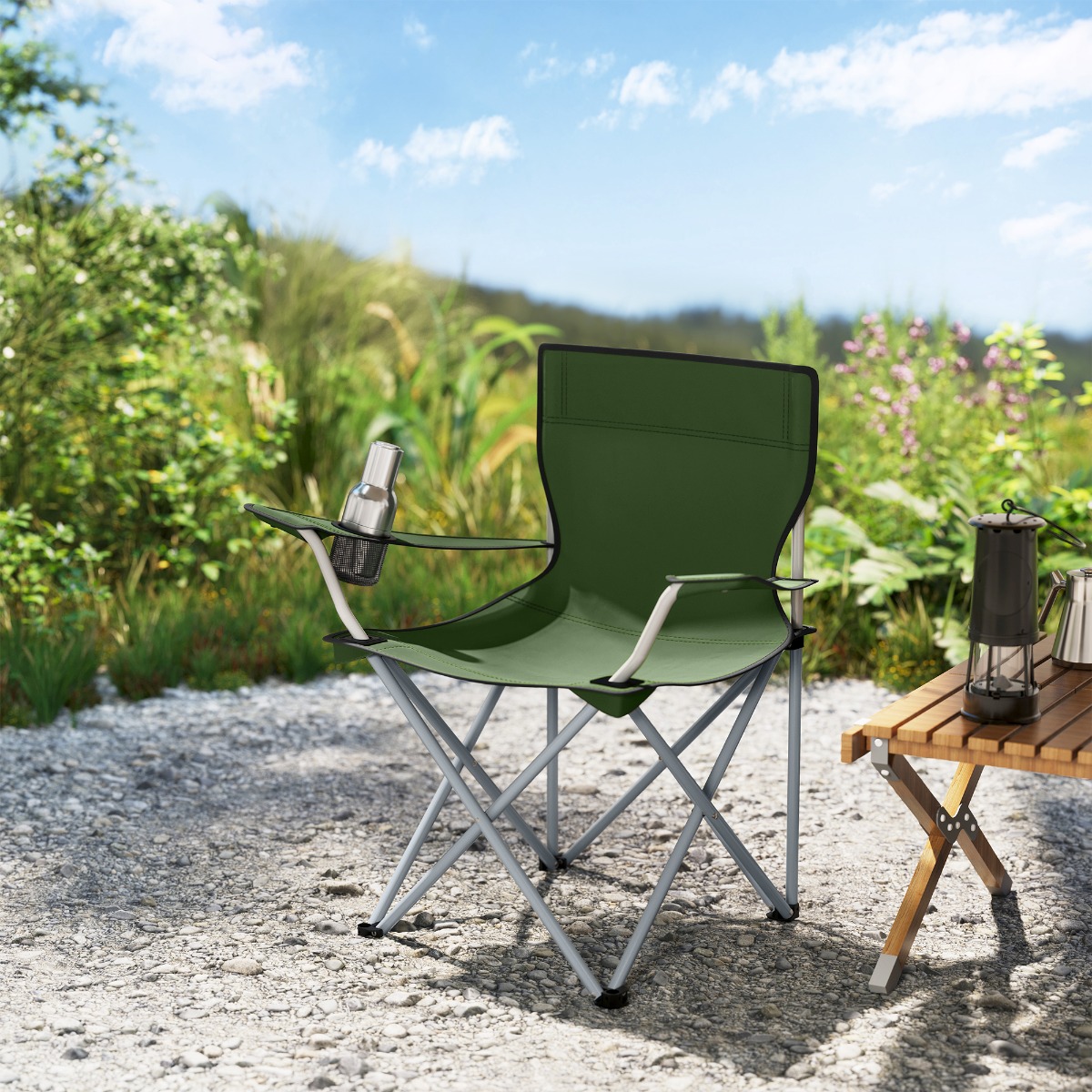 Met de campingstoelen van ACAZA de festivalweide in!